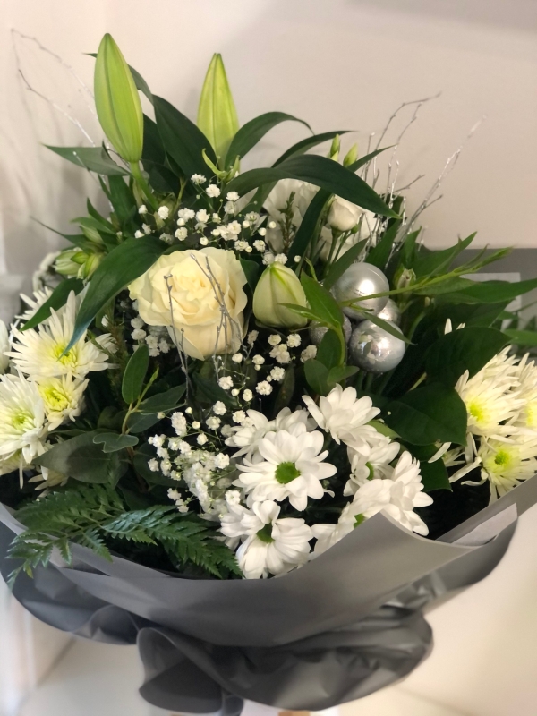 Christmas Classic Style Hand tied bouquets