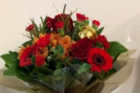 Christmas Classic Style Hand tied bouquets