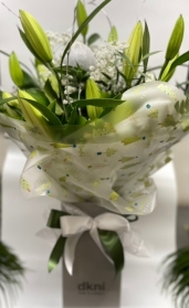 Christmas Lily Handtied bouquet