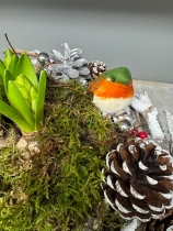 Hyacinth wooden table centre