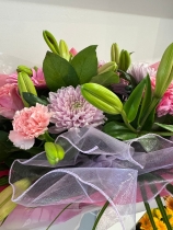 Luxury European Style handtied bouquets in water and boxed