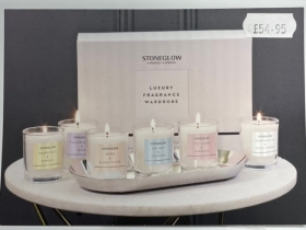 The STONEGLOW Luxury Fragrance Wardrobe candle collection